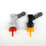 CARBONATION AND LINE CLEANING CAP - PLASTIC - YELLOW