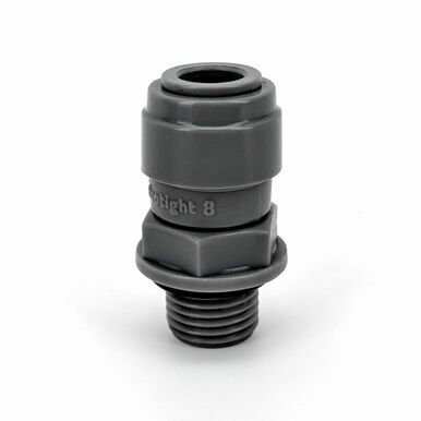 DUOTIGHT - 8mm Push Fit To 1/4" BSP Male