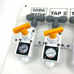 Gas Board - For Four or Six Inline Regulators