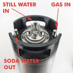 Soda Carbonator Carbonation - Keg Reactor Lid - Continuous Soda Water Solution